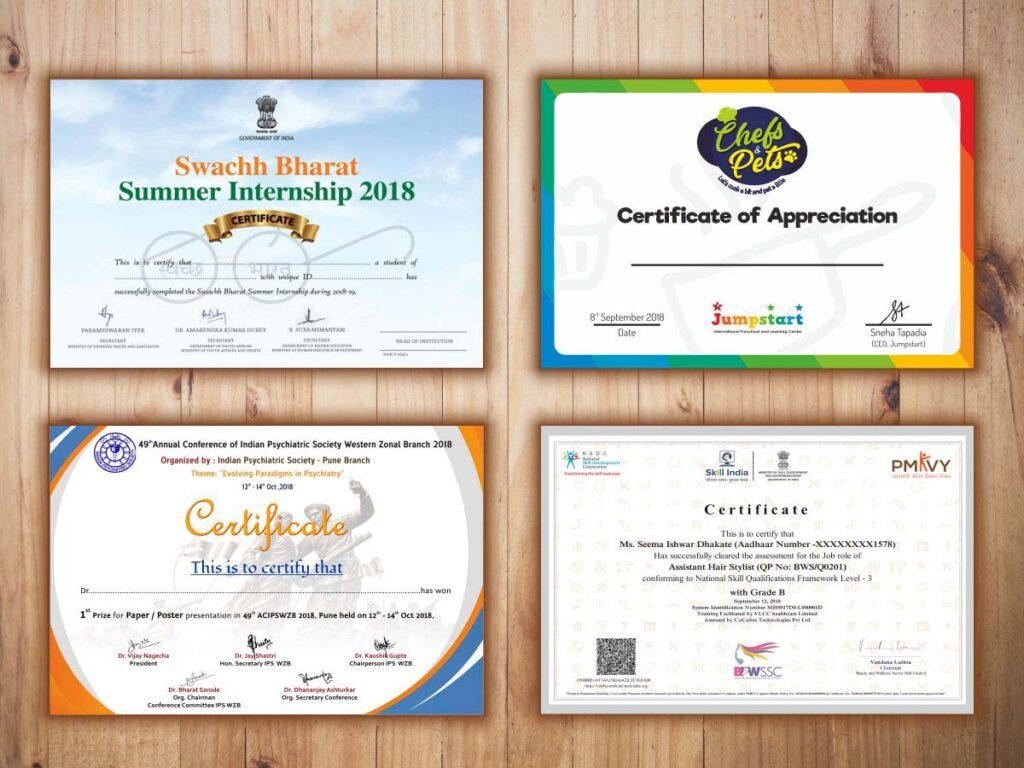 Certificate Printing Hemel Hempstead