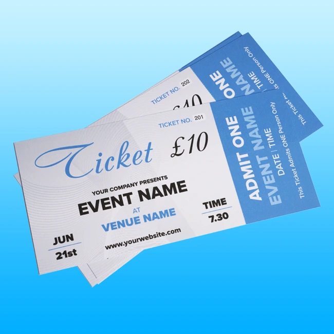 Tickets Printing Hemel Hempstead